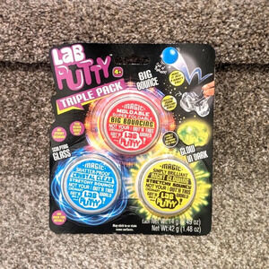 🎈3/$15🎈New! Ja-Ru Lab Putty 3 Set, Glow in the Dark Big Bounce Sculptin